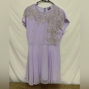 ASOS Lavender Sequined Dress‎ Size 10
